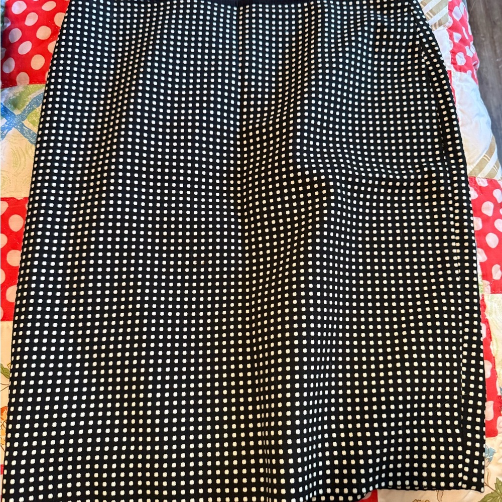 White House Black Market Monochrome Pencil Skirt